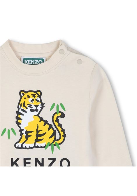 T-shirt con stampa KENZO KIDS | K6211121G